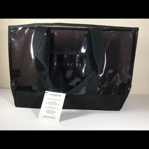 Coach Vinyl Shopping Tote